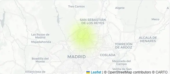 Mapa Madrid Centro Norte
